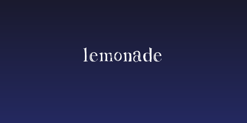 Lemonade Social Header