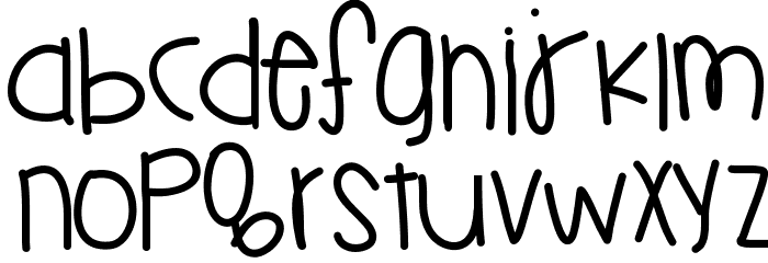 LemonadeJuice Font LOWERCASE