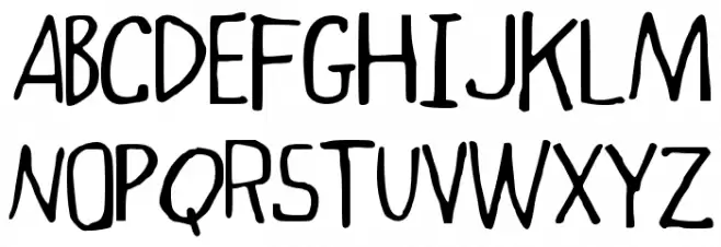 LemonadeLazyDays Font Litere mari