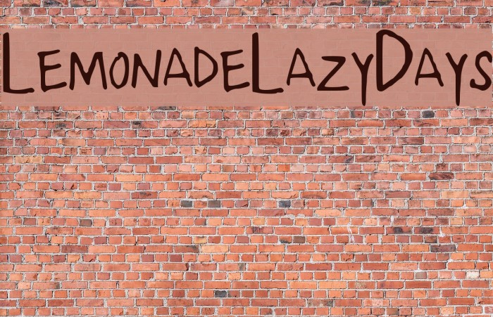 LemonadeLazyDays Font examples