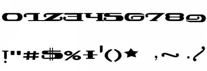 LemonadeSpeedster Font OTHER CHARS