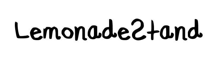LemonadeStand  Скачать бесплатные шрифты
