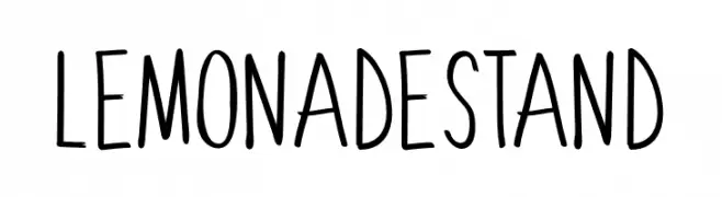 LemonadeStand  免费字体下载