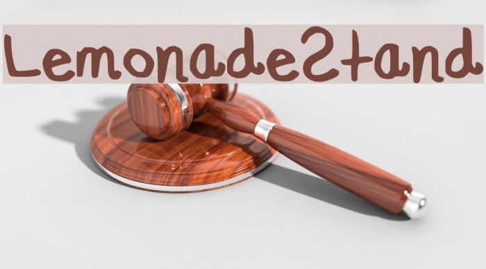 LemonadeStand Font examples