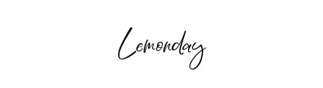 Lemonday  フリーフォントのダウンロード
