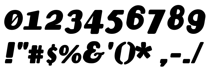 Lemondrop Bold Italic Font OTHER CHARS