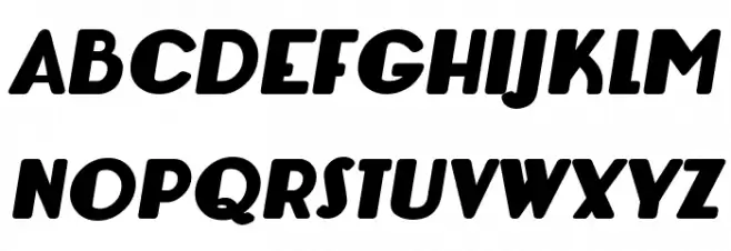 Lemondrop Bold Italic Schriftart Groß