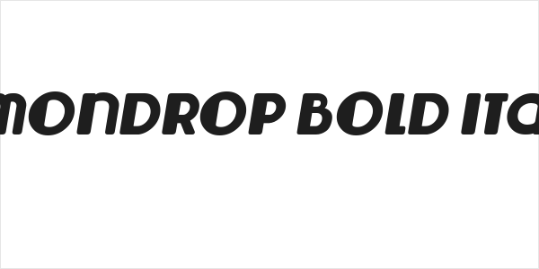 Lemondrop Bold Italic Logo