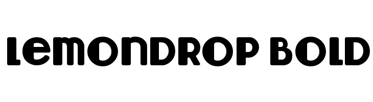 Lemondrop Bold  Frei Schriftart Herunterladen