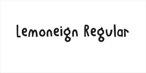 Lemoneign Regular Logo