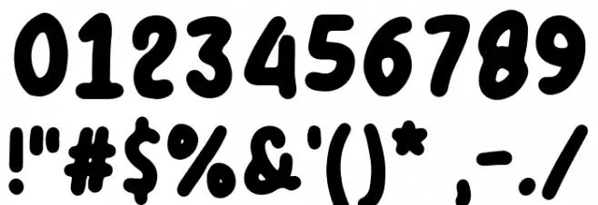 Lemonella Шрифта ДРУГИЕ символов