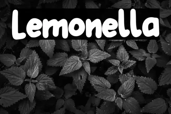 Lemonella Шрифта examples