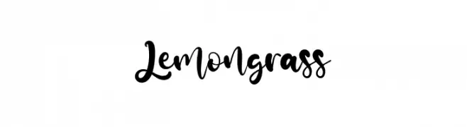 Lemongrass  Frei Schriftart Herunterladen