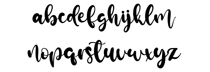 Lemongrass Font LOWERCASE