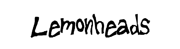 Lemonheads  les polices de caractères gratuit tlcharger