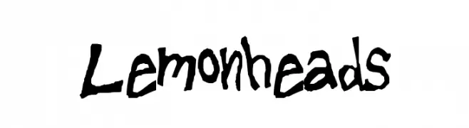 Lemonheads  baixar fontes gratis
