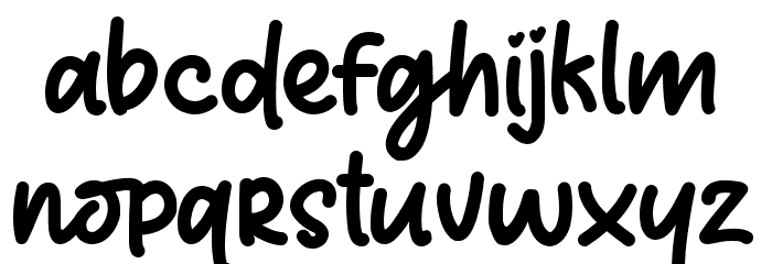 Lemonilla Font LOWERCASE