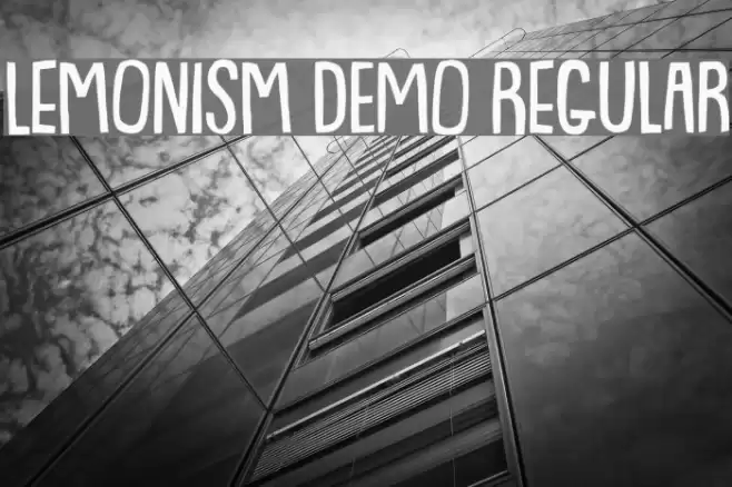 Lemonism DEMO Regular Font examples