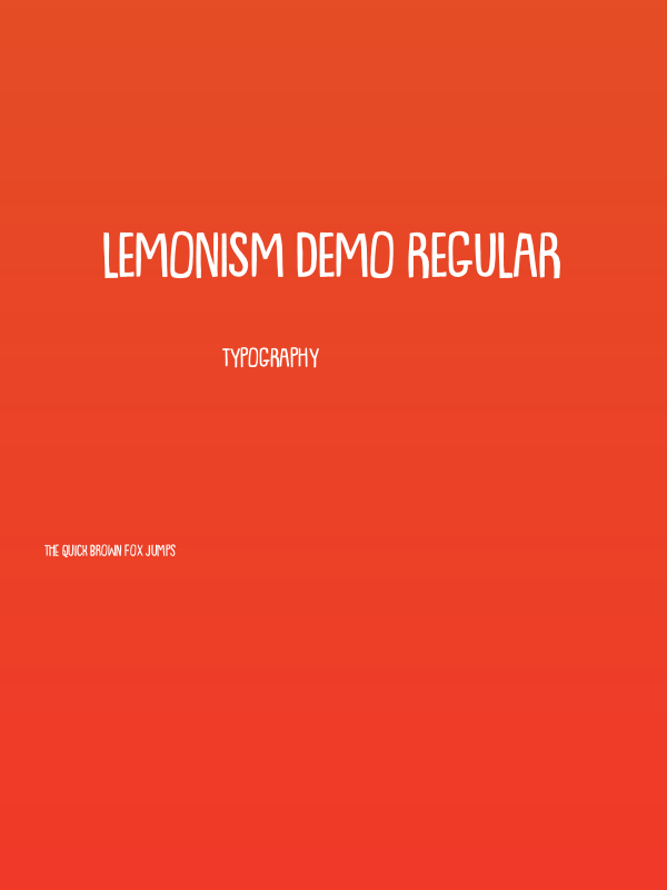 Lemonism DEMO Regular Poster