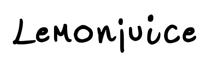 Lemonjuice  Frei Schriftart Herunterladen