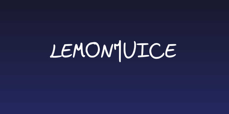 Lemonjuice Social Header