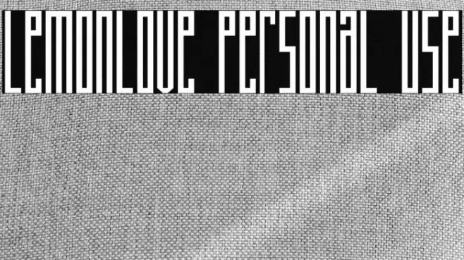 Lemonlove Personal Use Font examples
