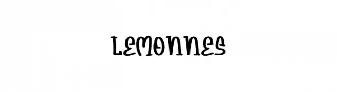 Lemonnes  Frei Schriftart Herunterladen