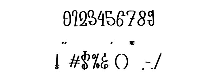 Lemonnes Font OTHER CHARS