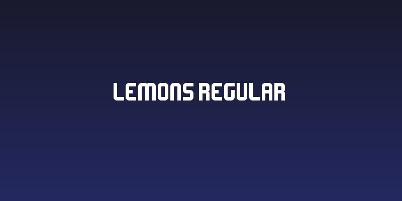 Lemons Regular Social Header