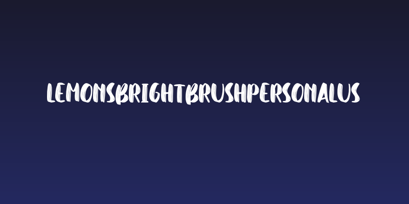 LemonsbrightbrushPersonalUs Social Header