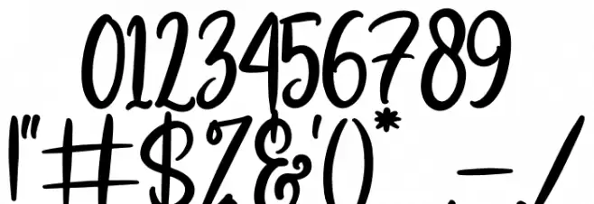 Lemonte Buster Font OTHER CHARS