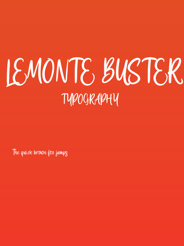 Lemonte Buster Poster