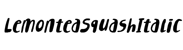 Lemontea Squash Italic  baixar fontes gratis