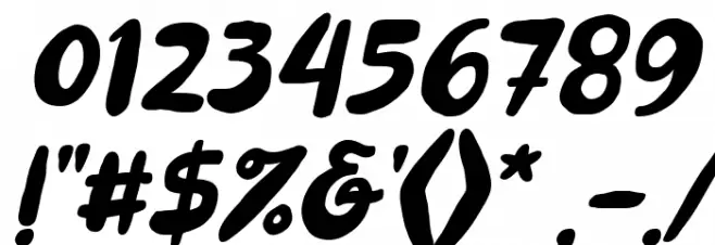 Lemontea Squash Italic Font OTHER CHARS