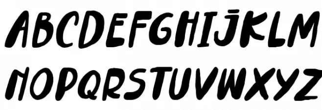 Lemontea Squash Italic Fonte MAIÚSCULAS