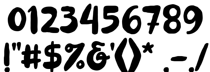Lemontea Squash Font OTHER CHARS