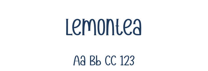 Lemontea Font Preview