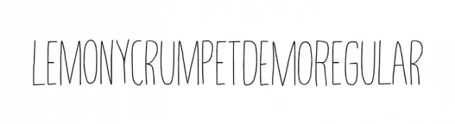 Lemony Crumpet DEMO Regular Font