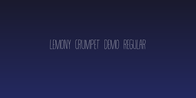 Lemony Crumpet DEMO Regular Social Header