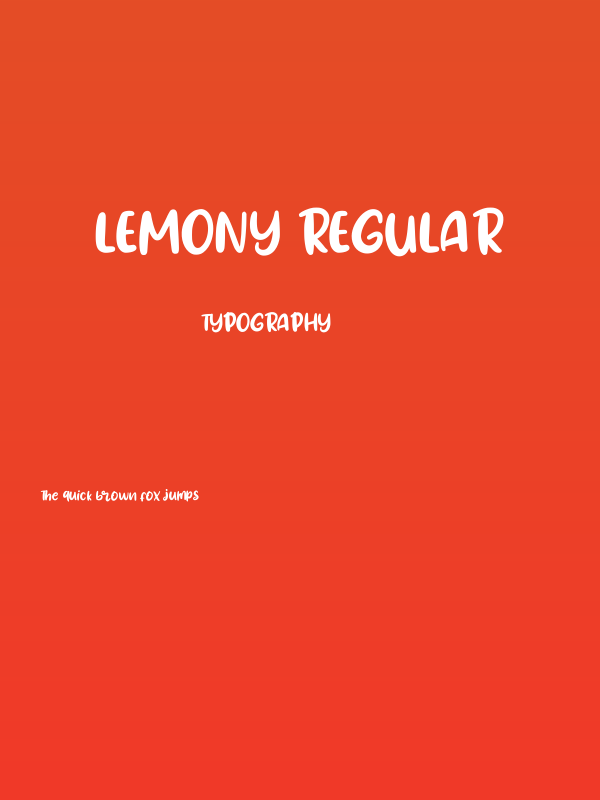 Lemony Regular Poster