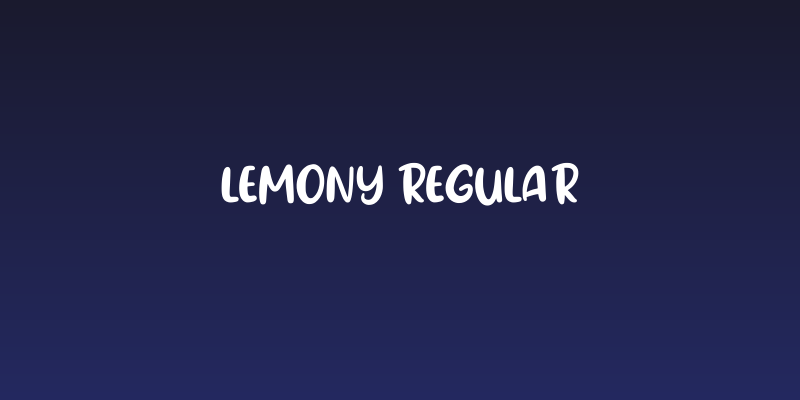 Lemony Regular Social Header