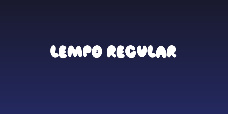 Lempo Regular Social Header