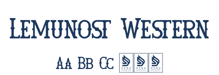 Lemunost Western Font Preview