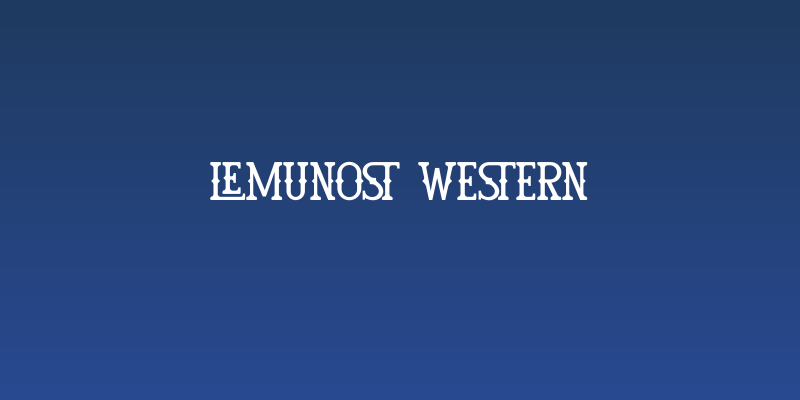Lemunost Western Social Header