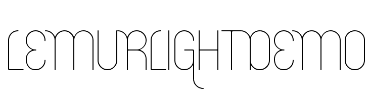 LemurLightDEMO  免费字体下载