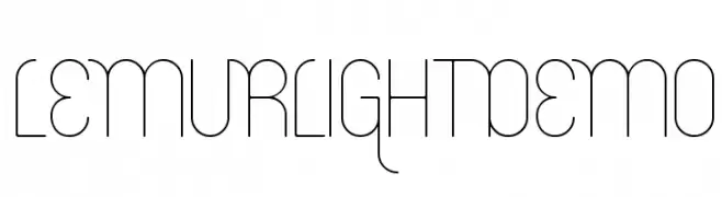 LemurLightDEMO  Frei Schriftart Herunterladen
