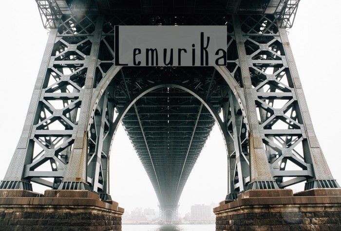 Lemurika Font examples