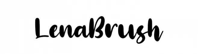 Lena Brush  Frei Schriftart Herunterladen