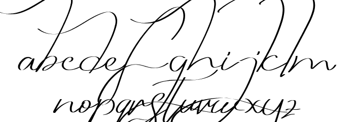 Lendriyan Font LOWERCASE