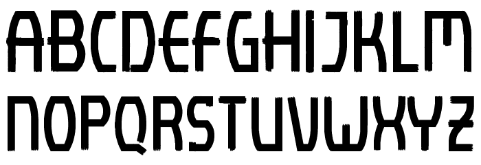 Lenijo Brush Font LOWERCASE